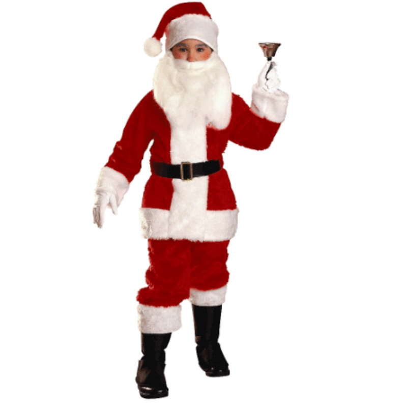 Santa Claus Dress Medium Age - 8 to 10