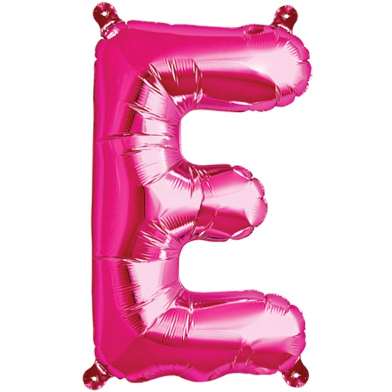 16" LETTER E MAGENTA