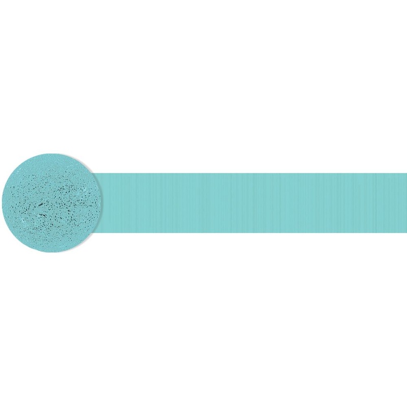 81' Robin's Egg Blue Crepe Paper Streamer