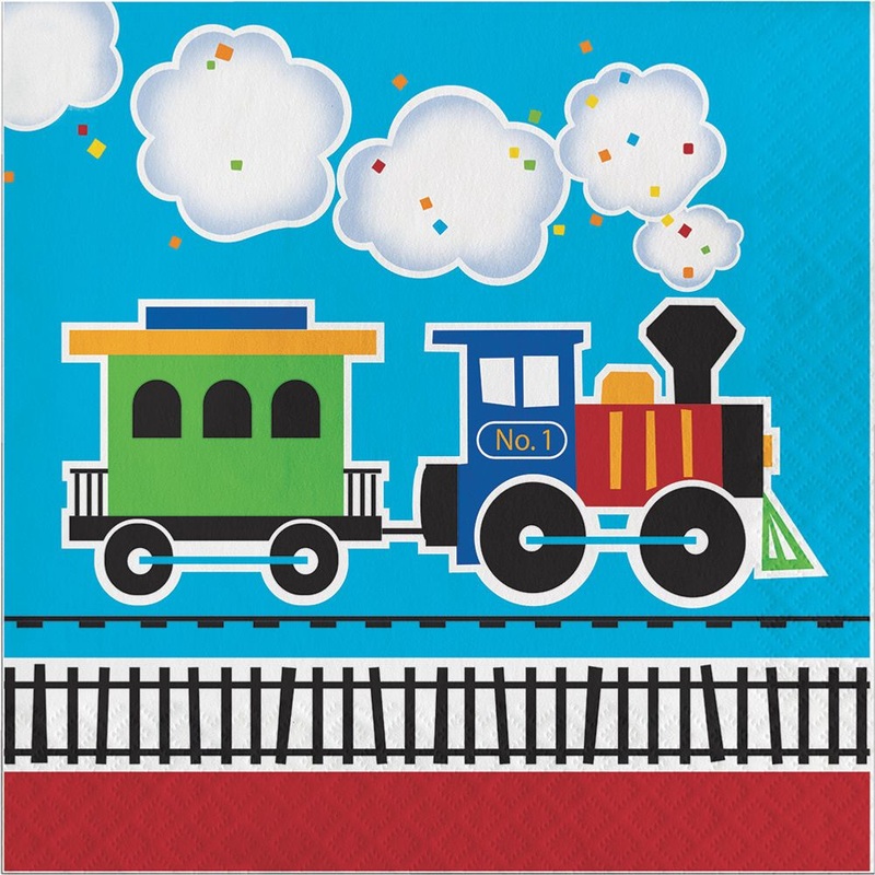 All Aboard Luncheon Napkins (16ct)