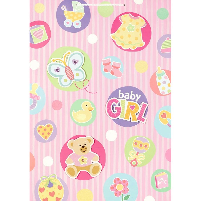Baby Things Pink Giant Gift Bag