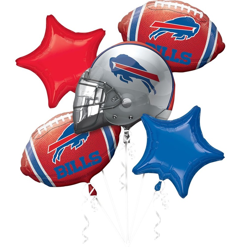 BILLS FOOTBALL BOUQUET OF BALLOONS
