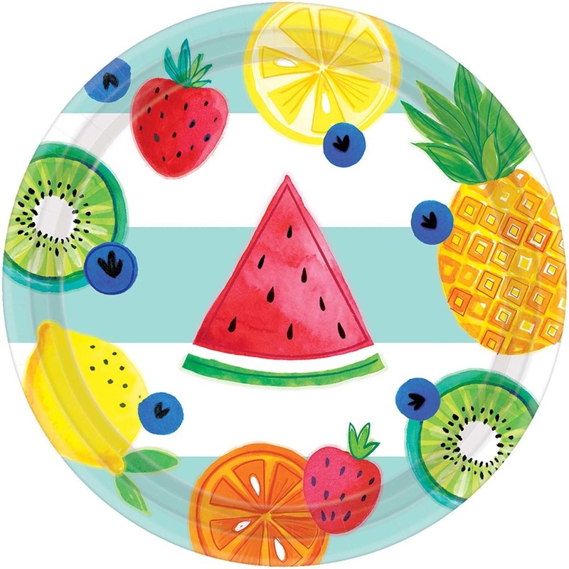 Hello Summer Paper Dessert Plates (8 ct)