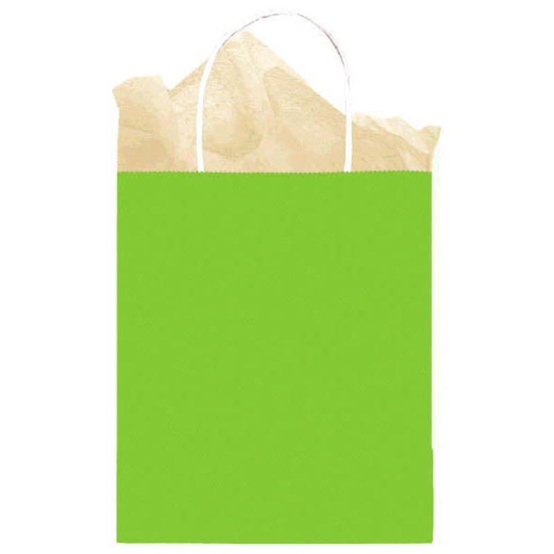 Kraft Lime Medium Gift Bag