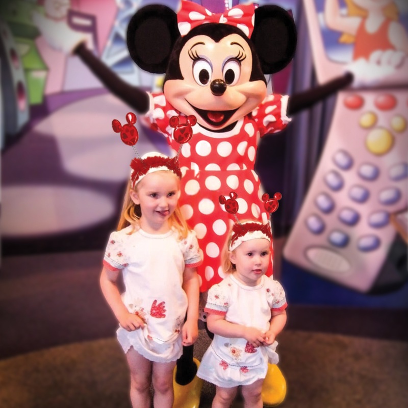 Minnie Mouse Red Headband with Mouse Ears - 1PC