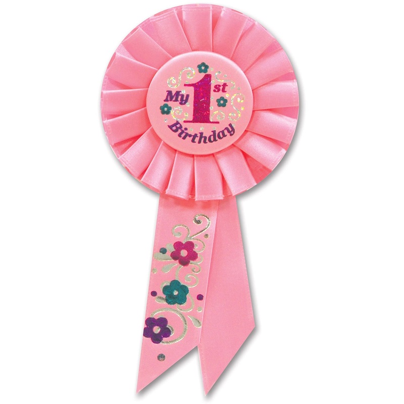 My 1st Birthday Rosette