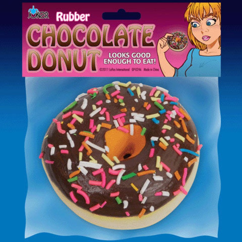 Rubber Chocolate Donut