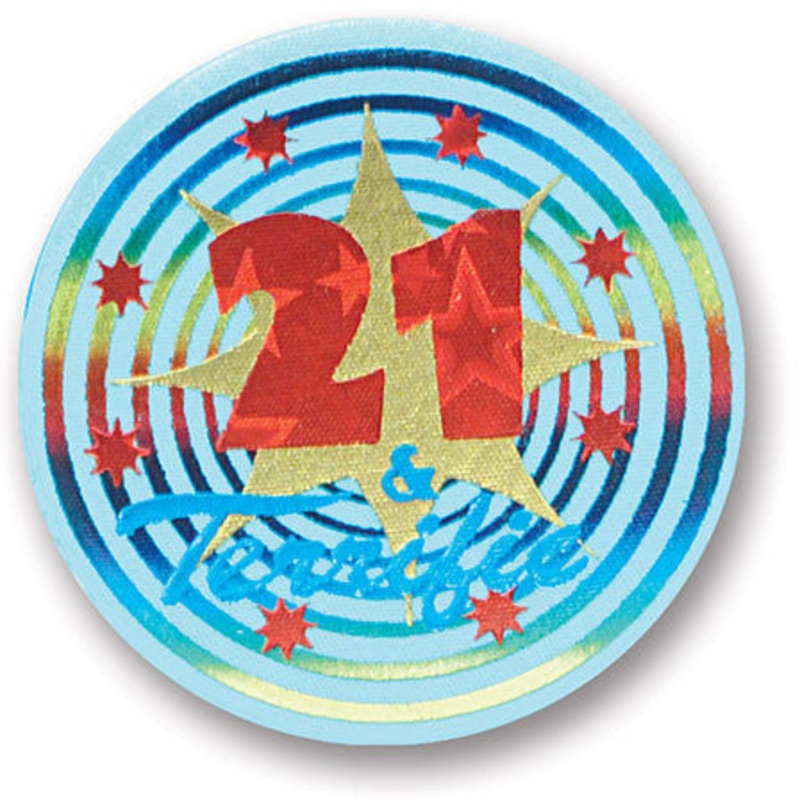 21 & Terrific Satin Button