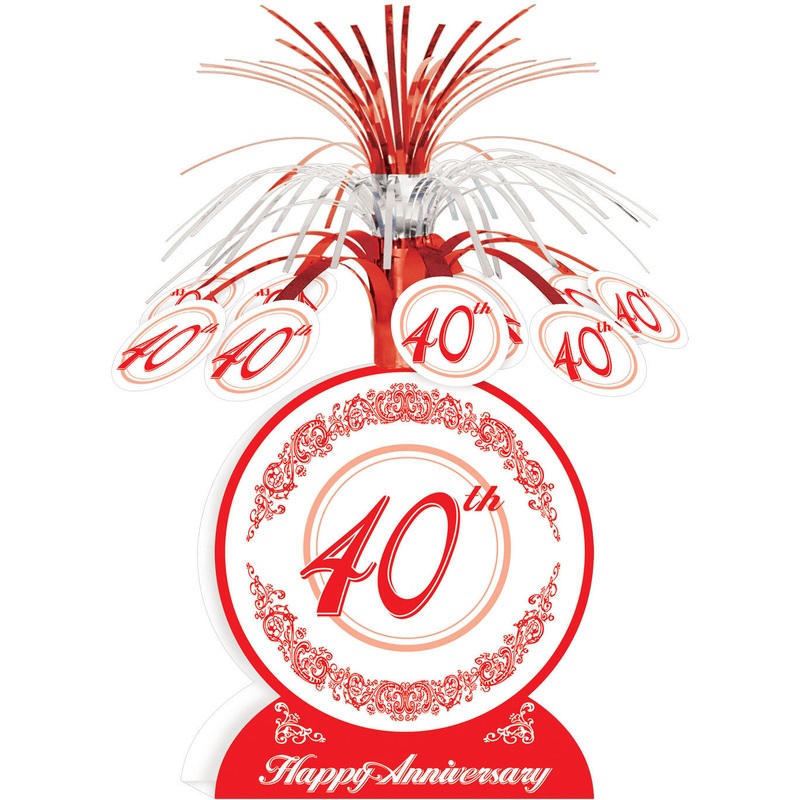 40th Anniversary Centerpiece