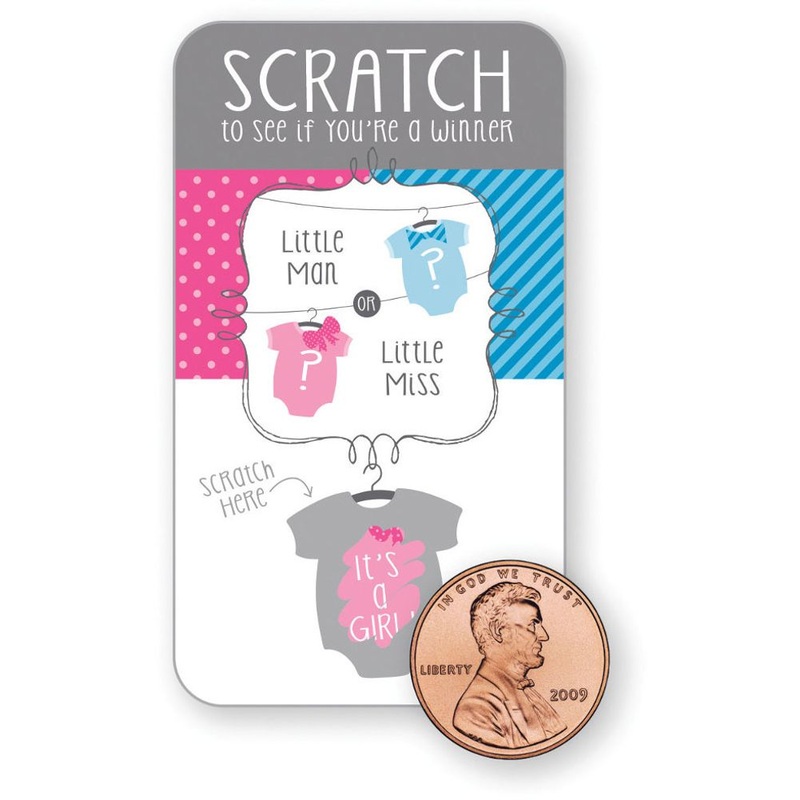 Bow or Bowtie? Girl Scratch Off Cards (12ct)