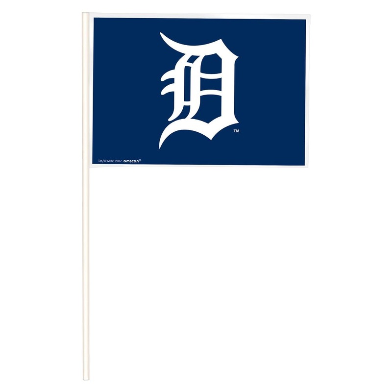 Detroit Tigers Plastic Flags (12 ct)