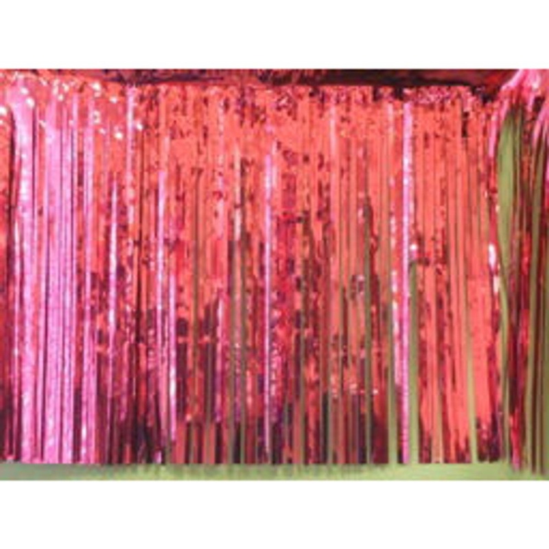 Foil Skirting Fuchsia