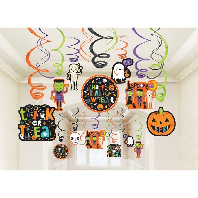 Hallo-ween Friends Mega Value Pack Hanging Swirls (30 ct)