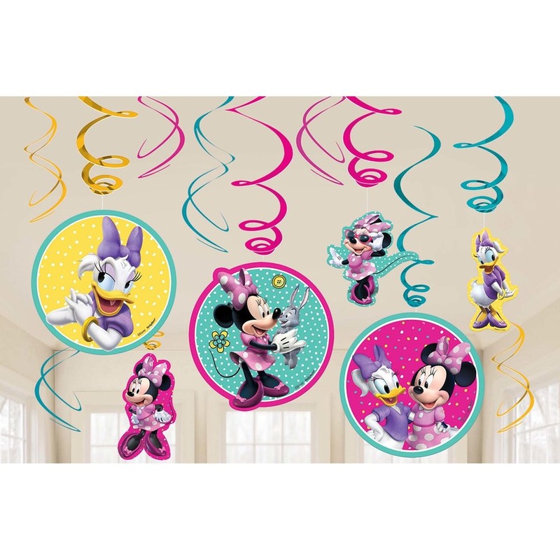 Minnie Mouse Happy Helpers Hanging Swirls (12 ct)