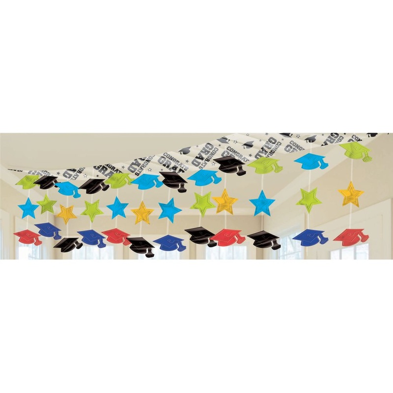 Multi-Color Graduation Ceiling Decoration