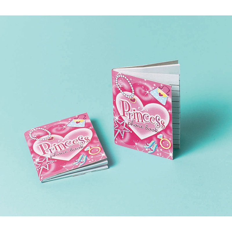 Princess Mini Phone Books (12ct)