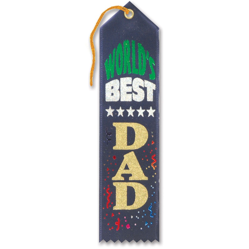 World's Best Dad Award Ribbon