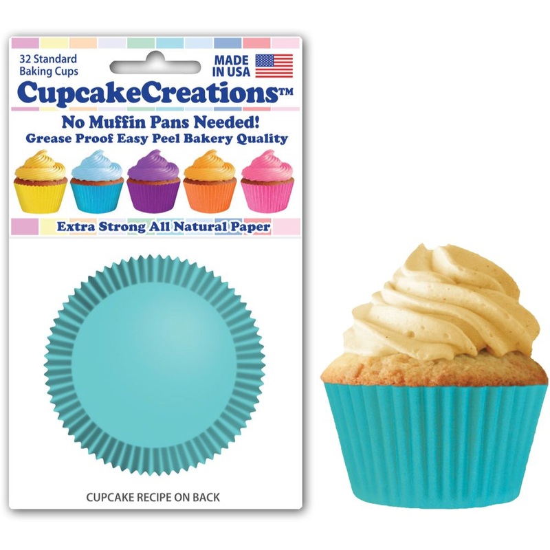 32 Piece Standard Solid Light Turquoise