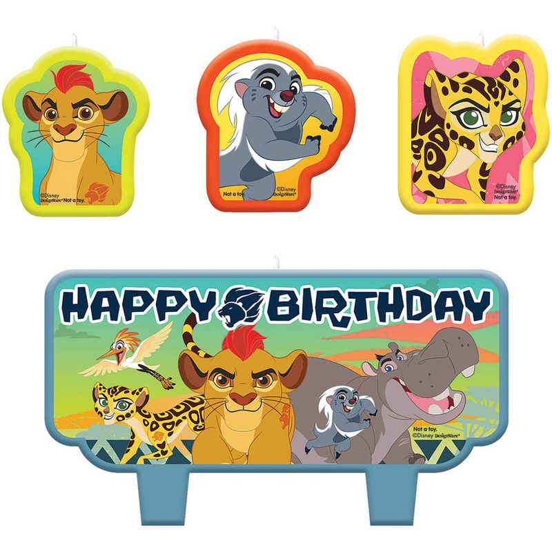 Amscan The Lion Guard Candle Sets (4 ct)