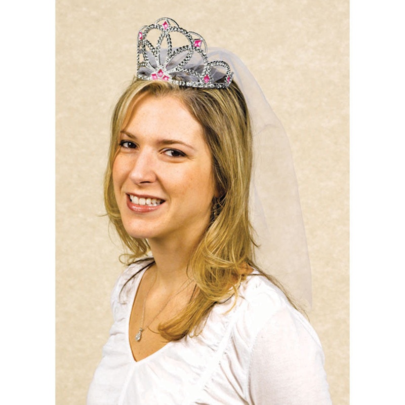 Bachelorette Party Tiara w/Veil