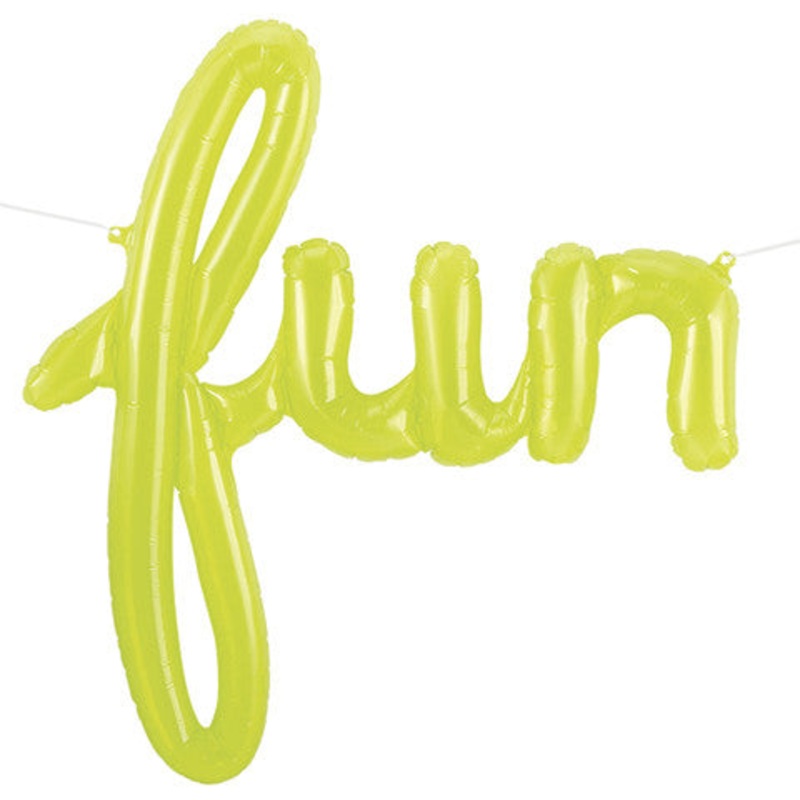 FUN SCRIPT CLEAR GREEN