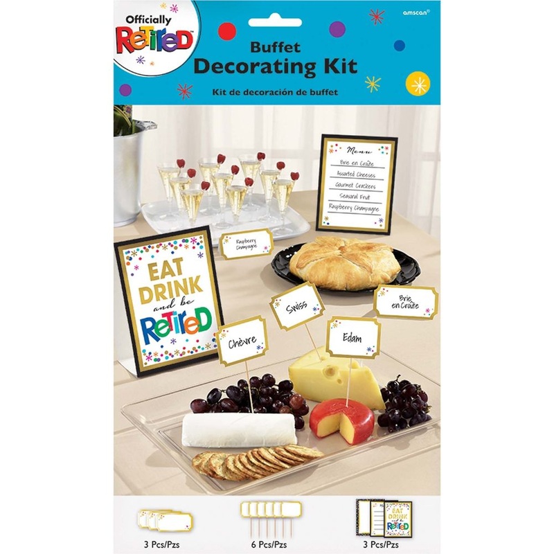 Officially Retired Buffet Decorating Kit