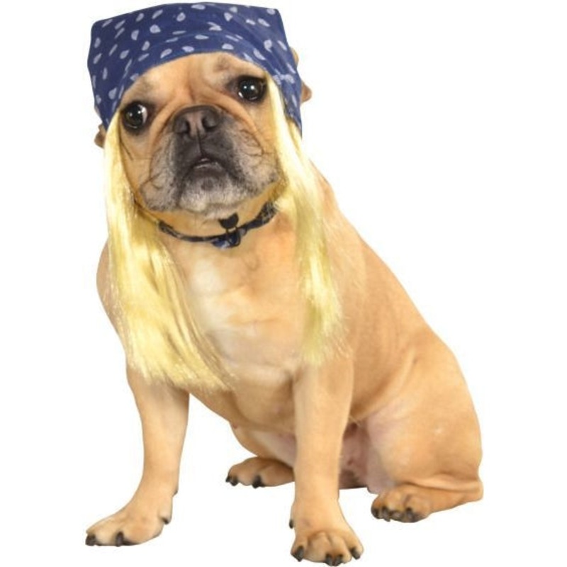 PET BANDANA WITH HAIR
