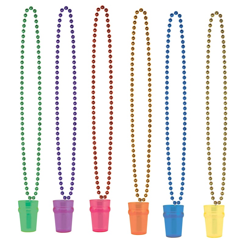Shot Glass Bead Necklace