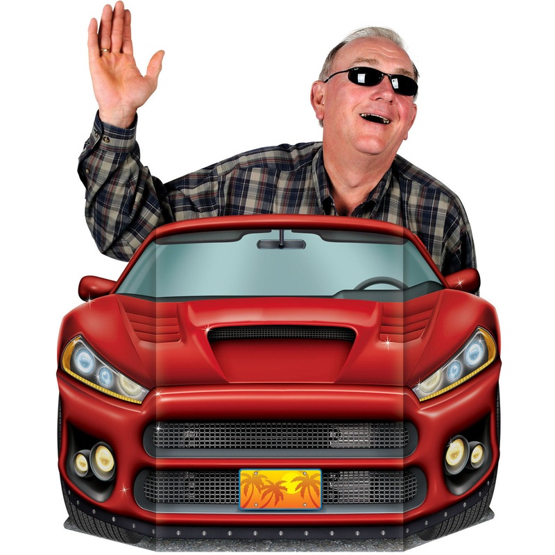 Sports Car Photo Prop