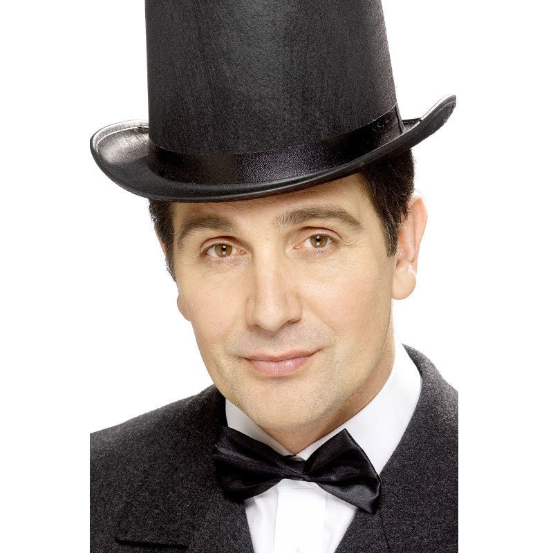 Tales Of Old England Black Satin Bow-Tie