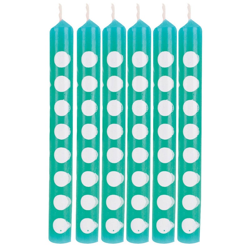 Teal Lagoon Stick Candles (12 ct)