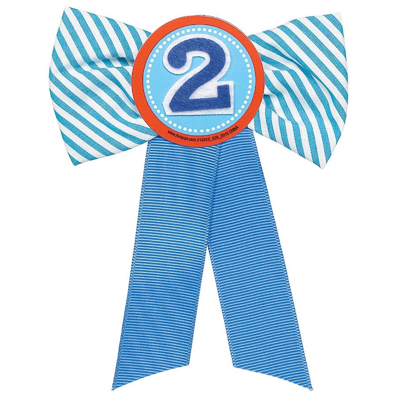 2nd Birthday Boy 5" Award Ribbon