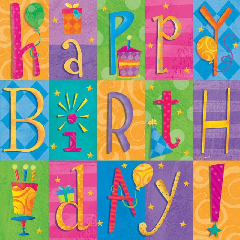 Alphabet Birthday Gift Wrap Roll