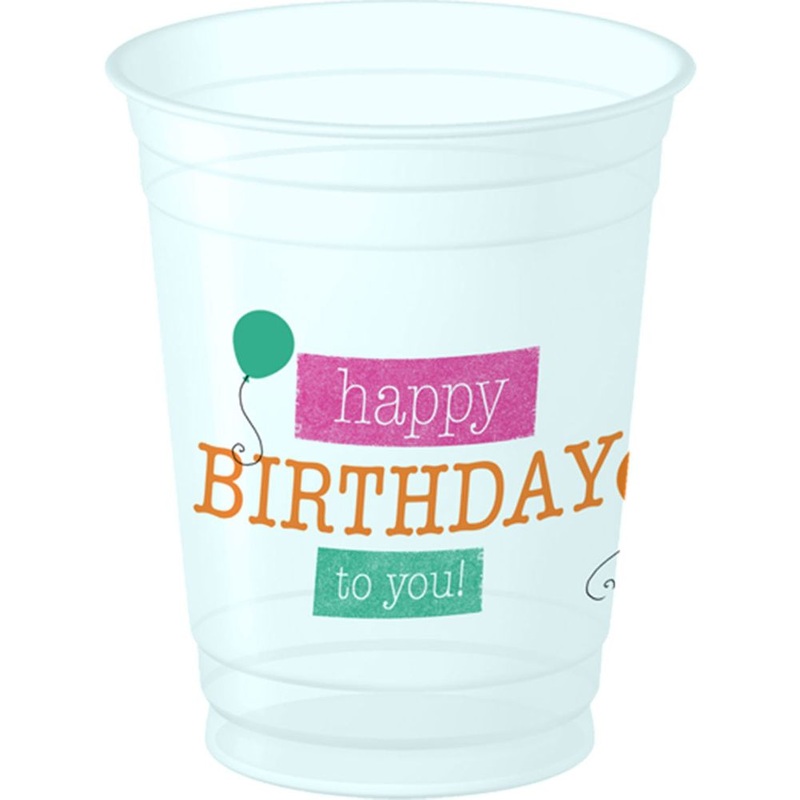 Birthday Birdies 14-oz Cups