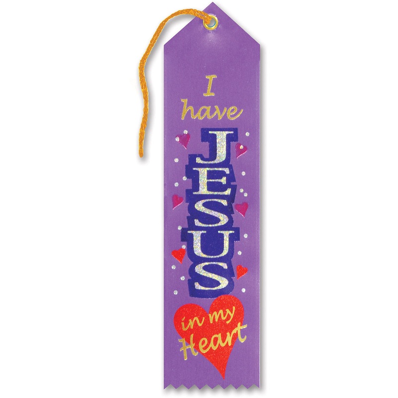I Have Jesus In My Heart Inspirational Ribbon