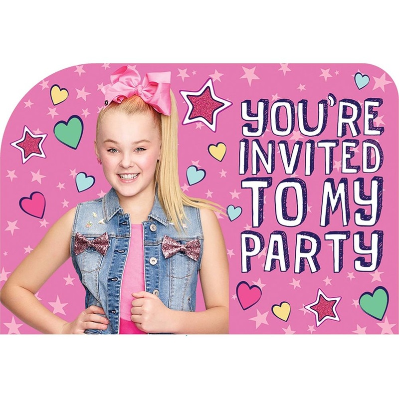 JoJo Siwa Invitations (8 ct)