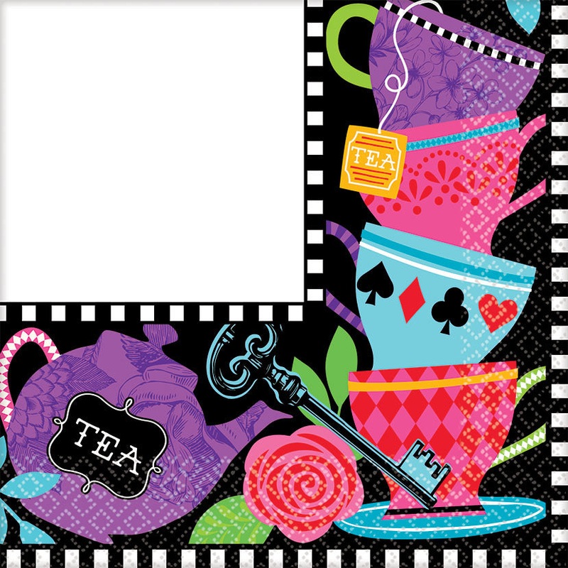 Mad Tea Party Luncheon Napkins (16 ct)