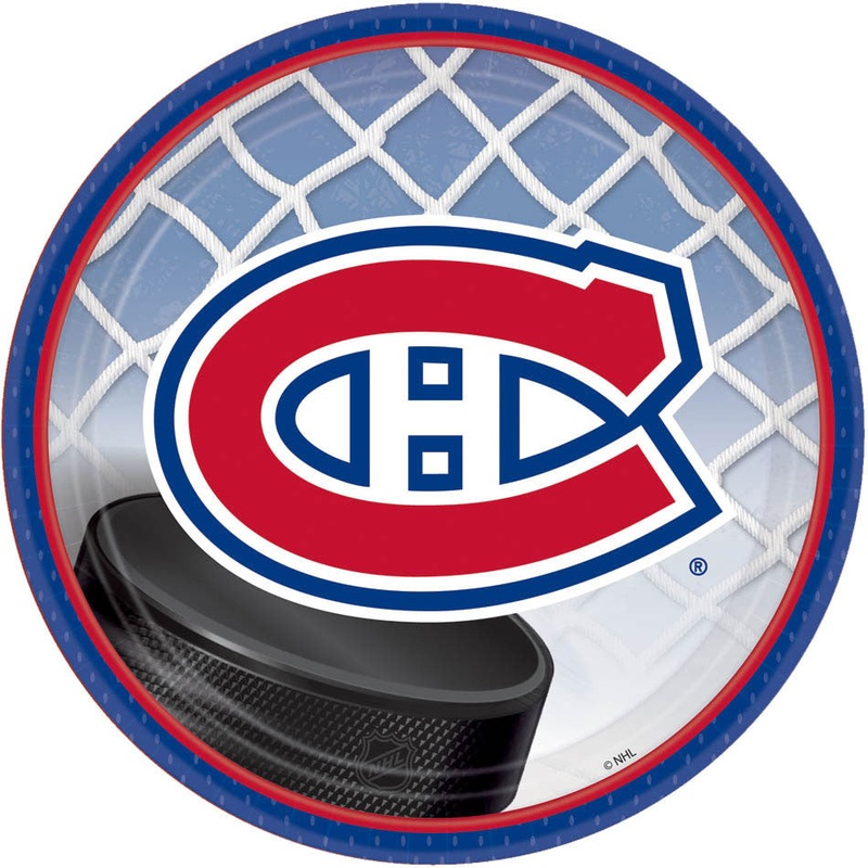 Montreal Canadiens Dessert Plates (8ct)