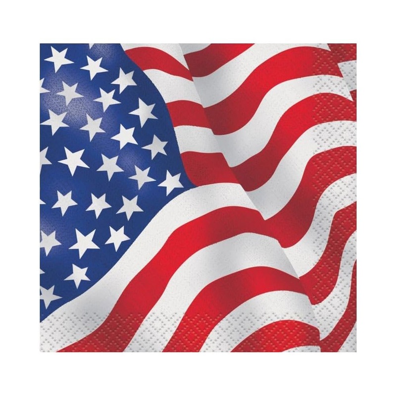 Patriotic Beverage Napkins (16ct)