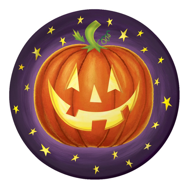 Pumpkin Silhouettes Dessert Plates (8ct)