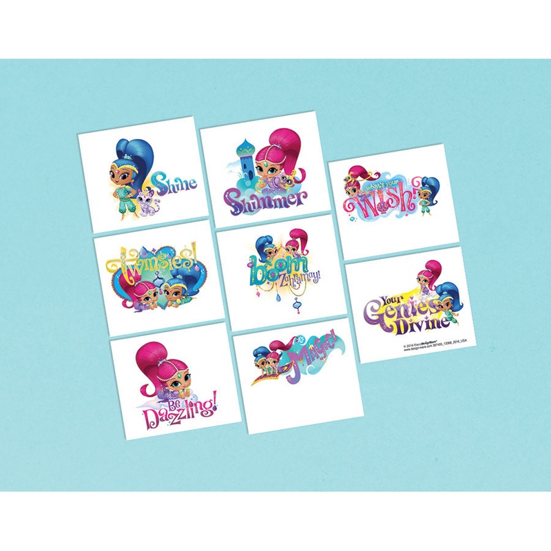 Shimmer and Shine Tattoos (8 ct)