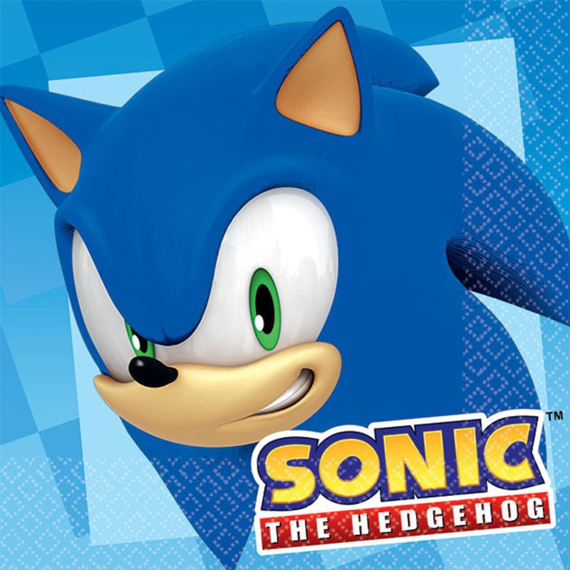 Sonic the Hedgehog Beverage Napkins (16 ct)