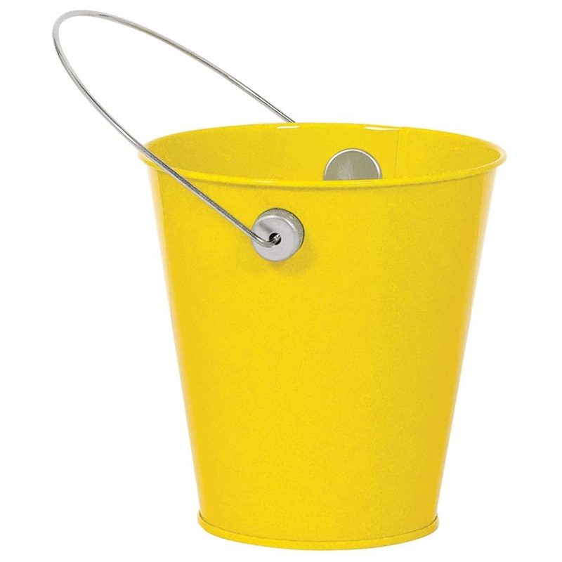 Sunshine Yellow Bucket w/Handle