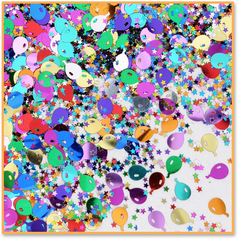 Balloons & Stars Confetti