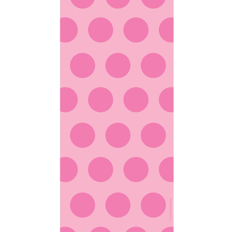 Candy Pink Dots Cello Bags (20ct)