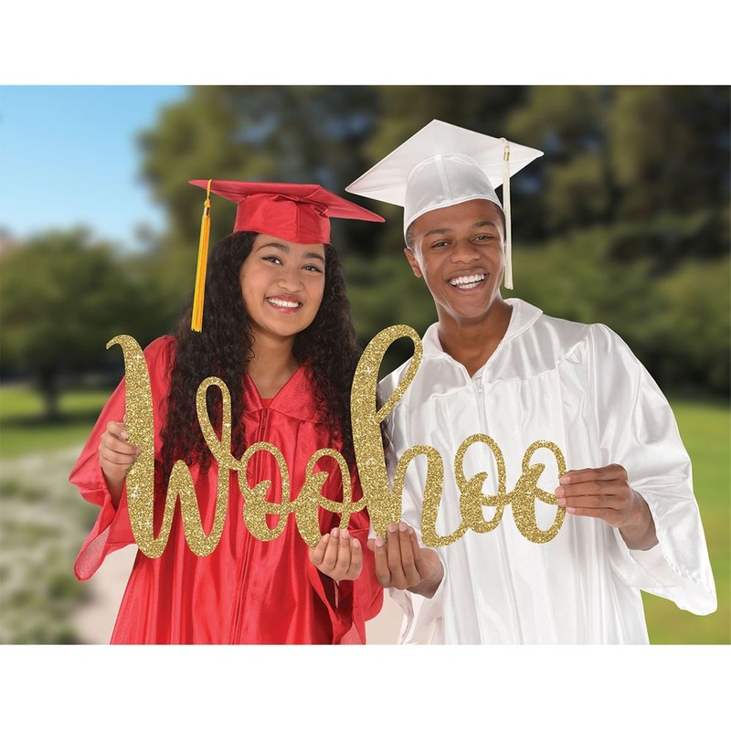 Gold Woohoo Photo Prop