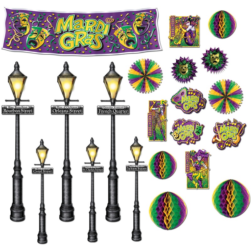 Mardi Gras Decor & Street Light Props