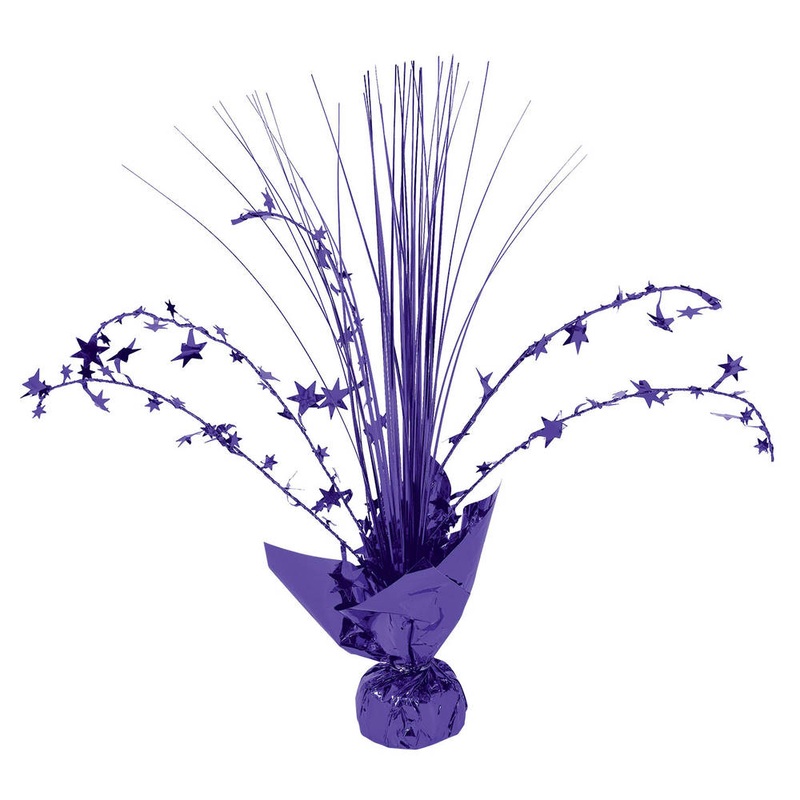 New Purple 12" Spray Centerpiece