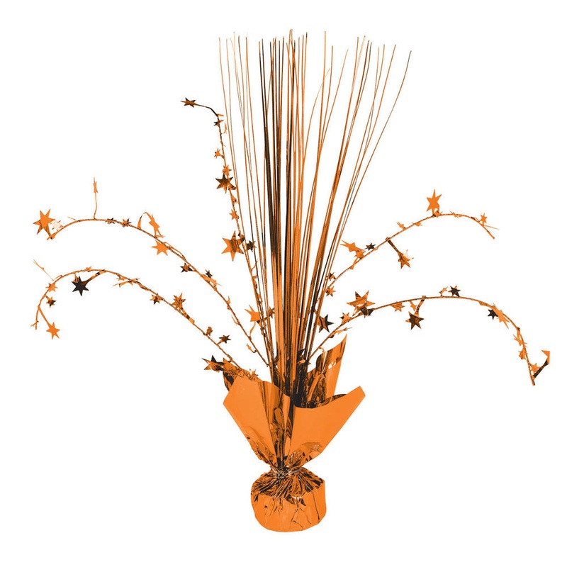 Orange Peel 12" Spray Centerpiece