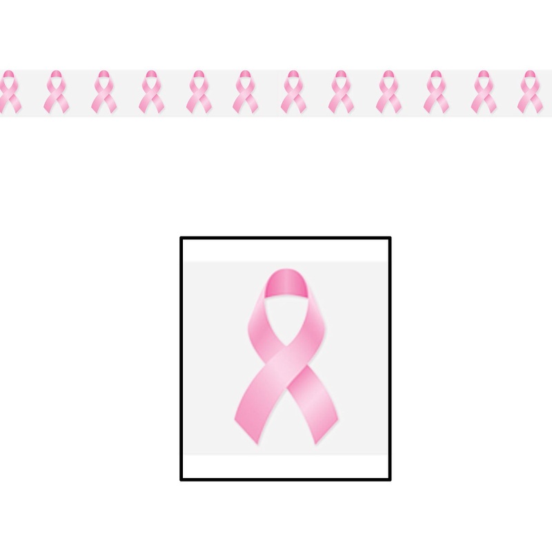 Pink Ribbon Decoration Material